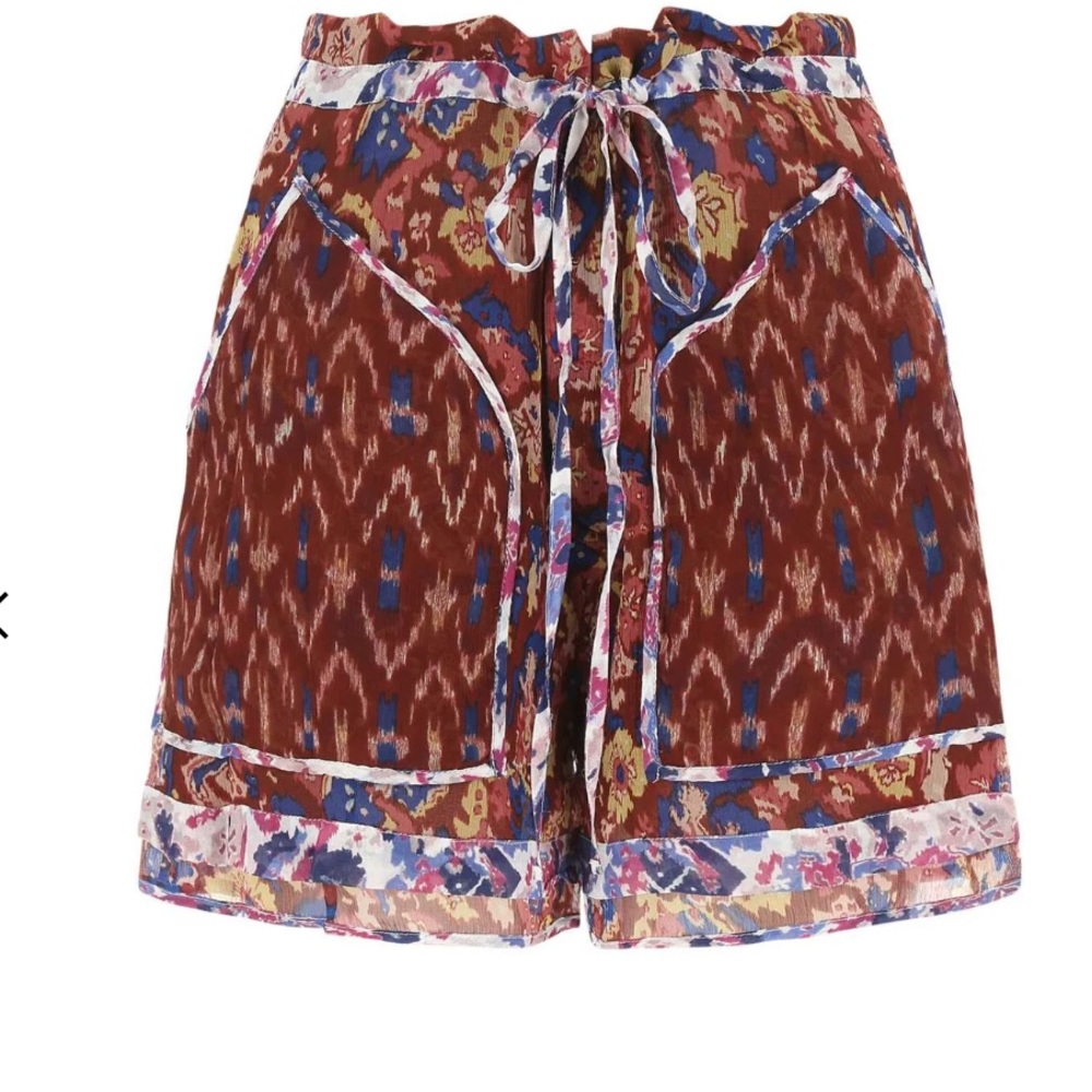 Isabel Marant Étoile Riolmy Abstract Patterned Mini Shorts - Picture 9 of 14